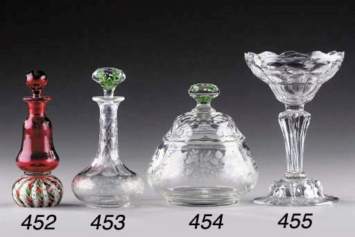 A St. Louis scent bottle and stopper