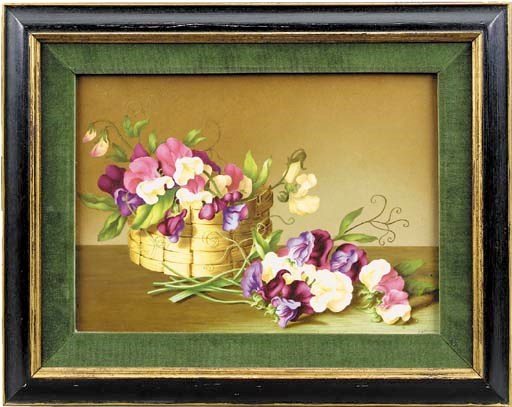 An English porcelain plaque