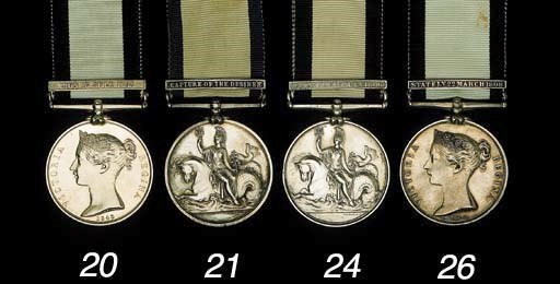 NAVAL GENERAL SERVICE 1793-1840, one clasp, Blanche 19 July 1806 (William Longley), edge bruising, very fine