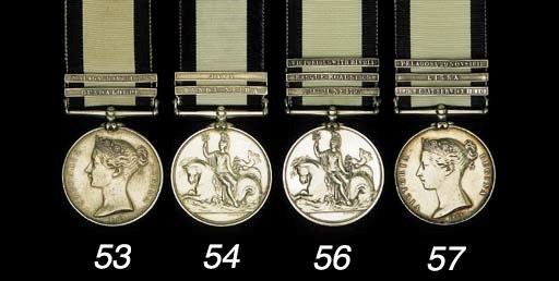 NAVAL GENERAL SERVICE 1793-1840, two clasps, Guadaloupe, Malaga 29 April 1812 (William Leaper, Carpenter), edge bruising, nearly very fine