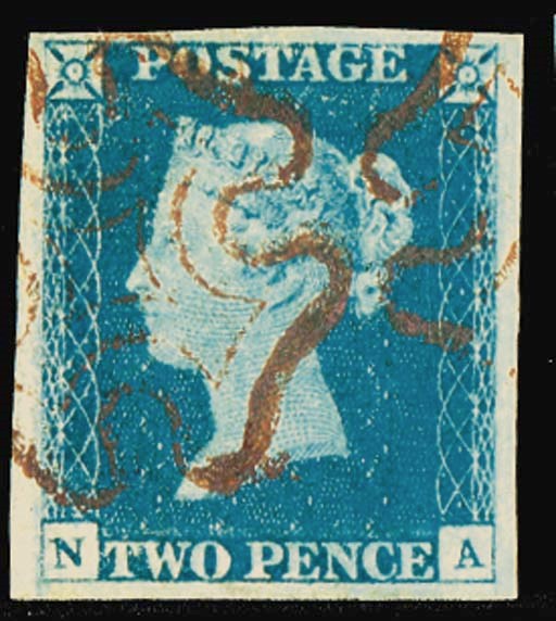 used  NA, bright pale shade, margins all round (mostly very large), very neatly cancelled; fine and most attractive. Photo
