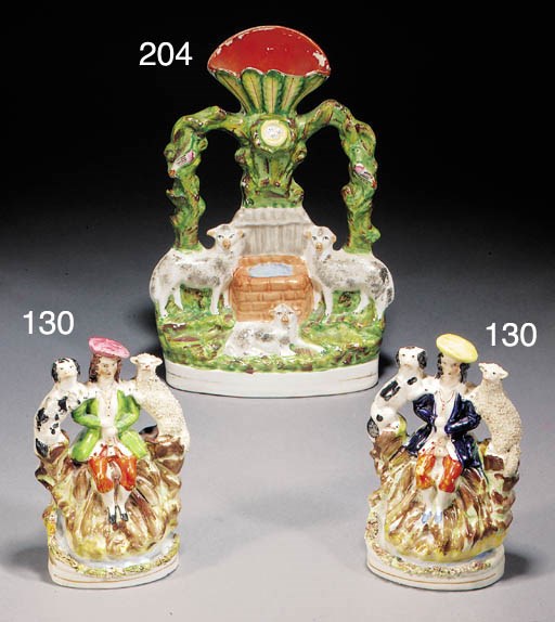 A spill vase group