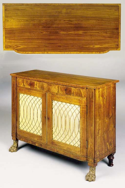 A REGENCY KINGWOOD SIDE CABINET