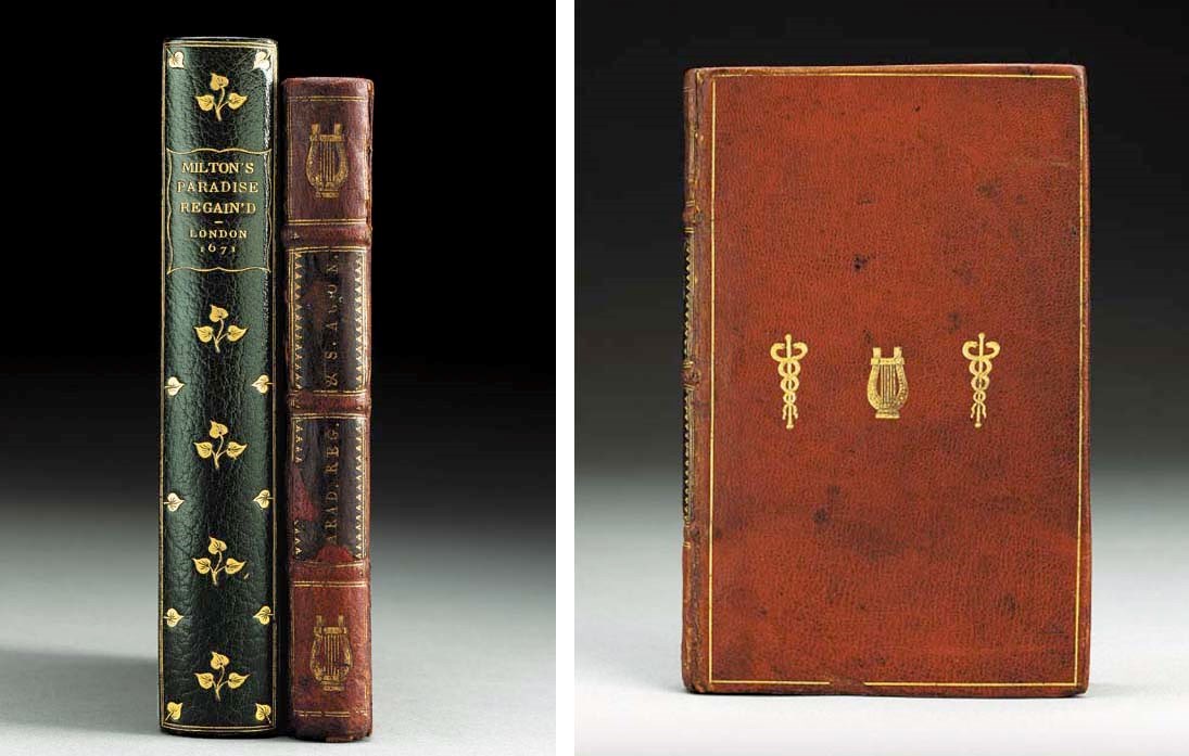 MILTON, John (1608-1674). Paradise Regain'd. A Poem. In IV Books. To which is added Samson Agonistes. London: Printed J.M. for John Starkey, 1671.