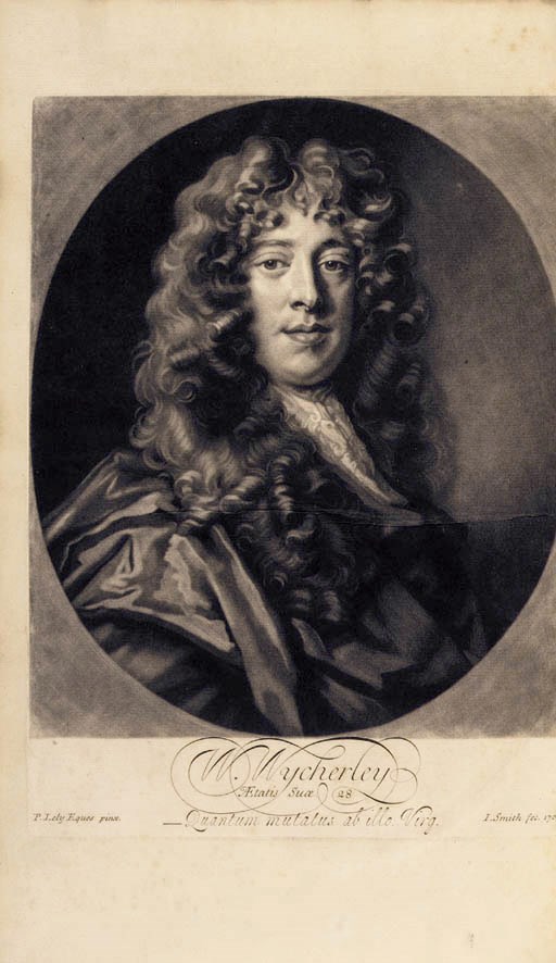 WYCHERLEY, William (ca 1640-1716). Miscellany Poems: as Satyrs, Epistles, Love-Verses, Songs, Sonnets, &c. London: C. Brome, J. Taylor and B. Tooke, 1704.