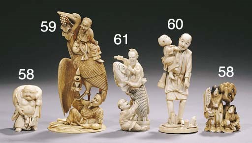 An ivory okimono