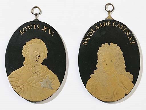 Two export lacquer medallions