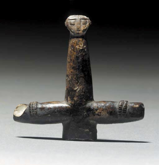 THE UPPER PART OF A CYPRIOT PICROLITE IDOL