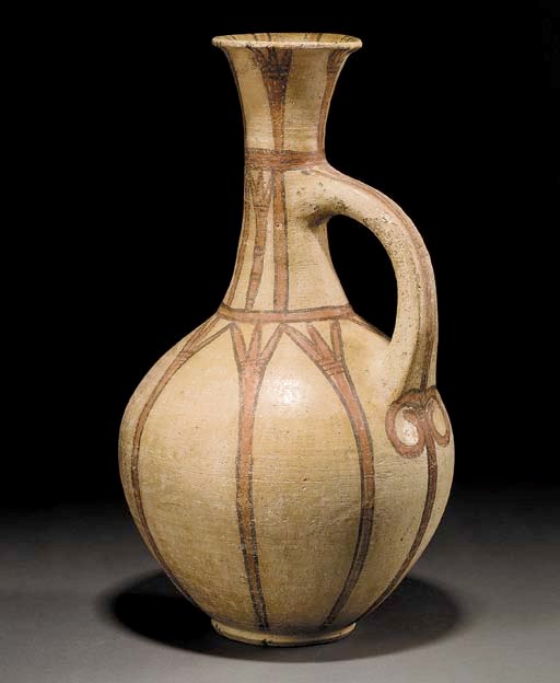 A LARGE CYPRO-PALESTINIAN BICHROME WARE JUG