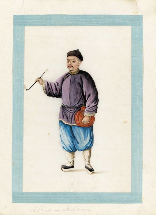 A ricepaper album
19th century