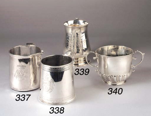 An English silver jug