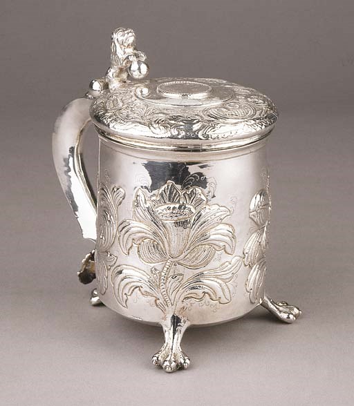 A German silver tankard