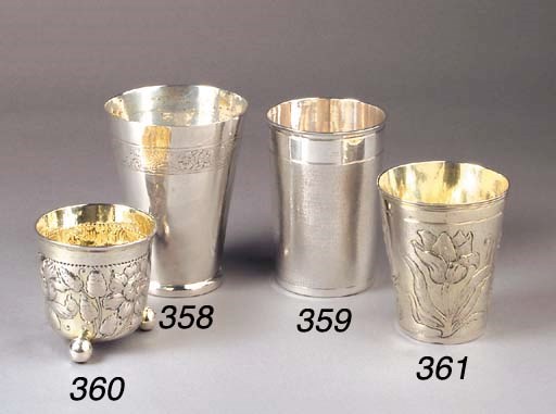 A German parcel-gilt beaker