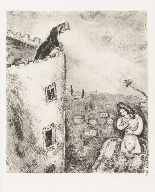 CHAGALL, Marc (1887-1985, artist), Meyer SCHAPIRO and Jean WAHL. Illustrations pour la Bible [Verve VIII, nos. 33/34]. Utrecht: A.W. Bruna & Zoon, 1956.