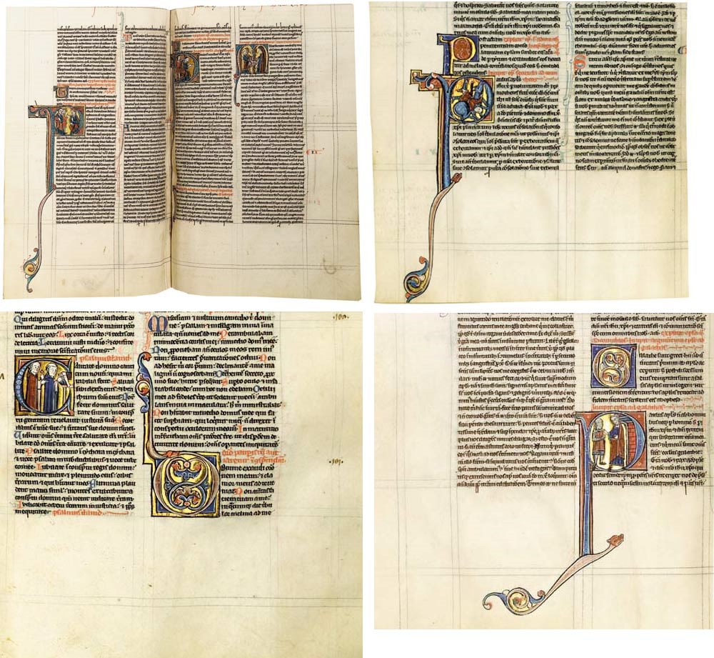 BIBLE with the Prologues attributed to St Jerome and the Interpretation of Hebrew names, in Latin, ILLUMINATED MANUSCRIPT ON VELLUM