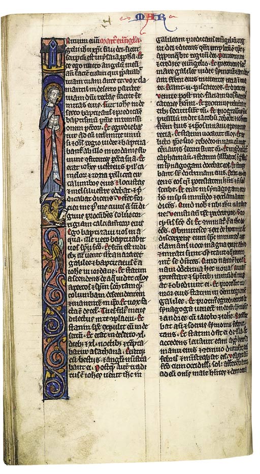 BIBLE with the Prologues attributed to St Jerome, in Latin, ILLUMINATED MANUSCRIPT ON VELLUM