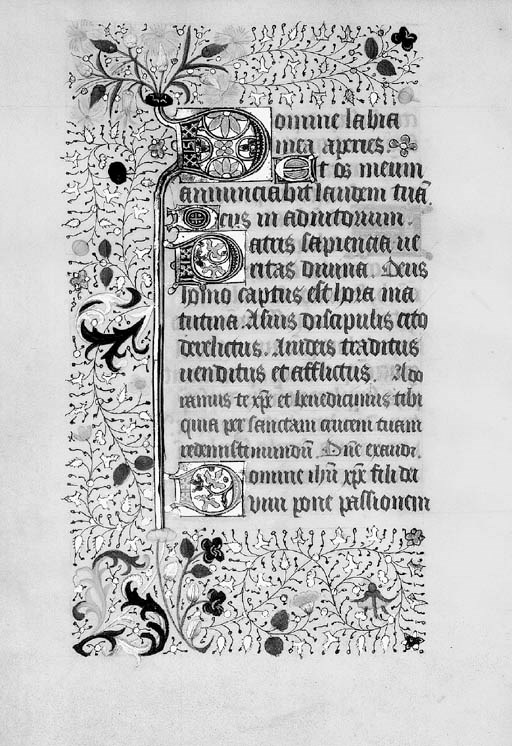 BOOK OF HOURS, use of Paris, in Latin and French, ILLUMINATED MANUSCRIPT ON VELLUM