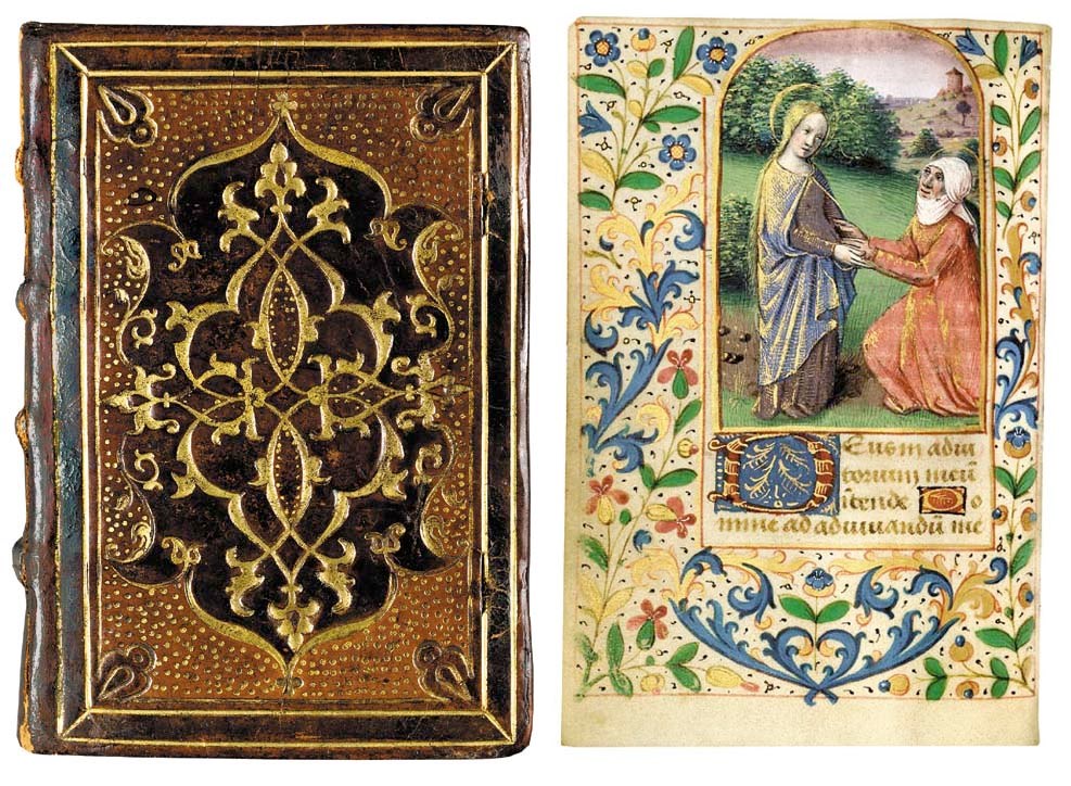 BOOK OF HOURS, in Latin and French, ILLUMINATED MANUSCRIPT ON VELLUM