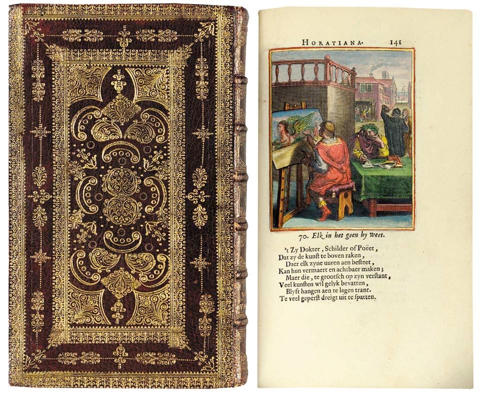 VAENIUS, Otto (1556-1629). Emblemata Horatiana. Edited by A. Jansen van Ter Goes. Amsterdam: Henricus Wetstein, 1684.