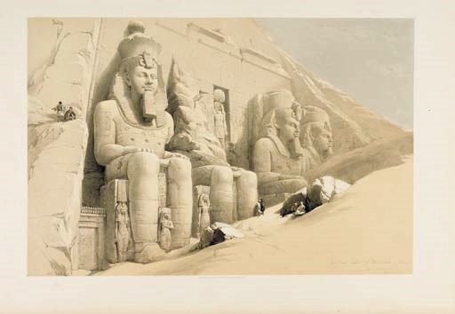 ROBERTS, David (1796-1864). Egypt & Nubia ... with historical descriptions by William Brockedon. London: F.G. Moon, 1846-1849.