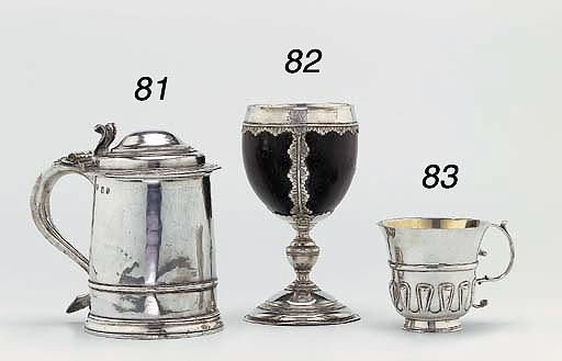 A William and Mary Scottish silver thistle cup