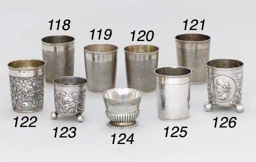A German silver beaker