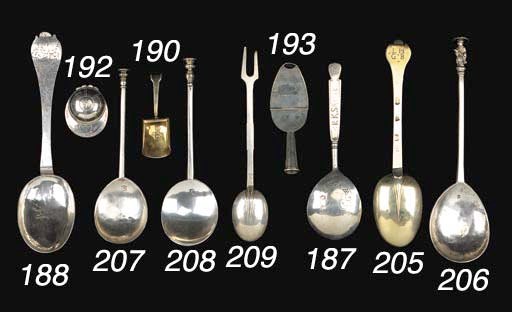 A CHARLES II SILVER SUCKET FORK
