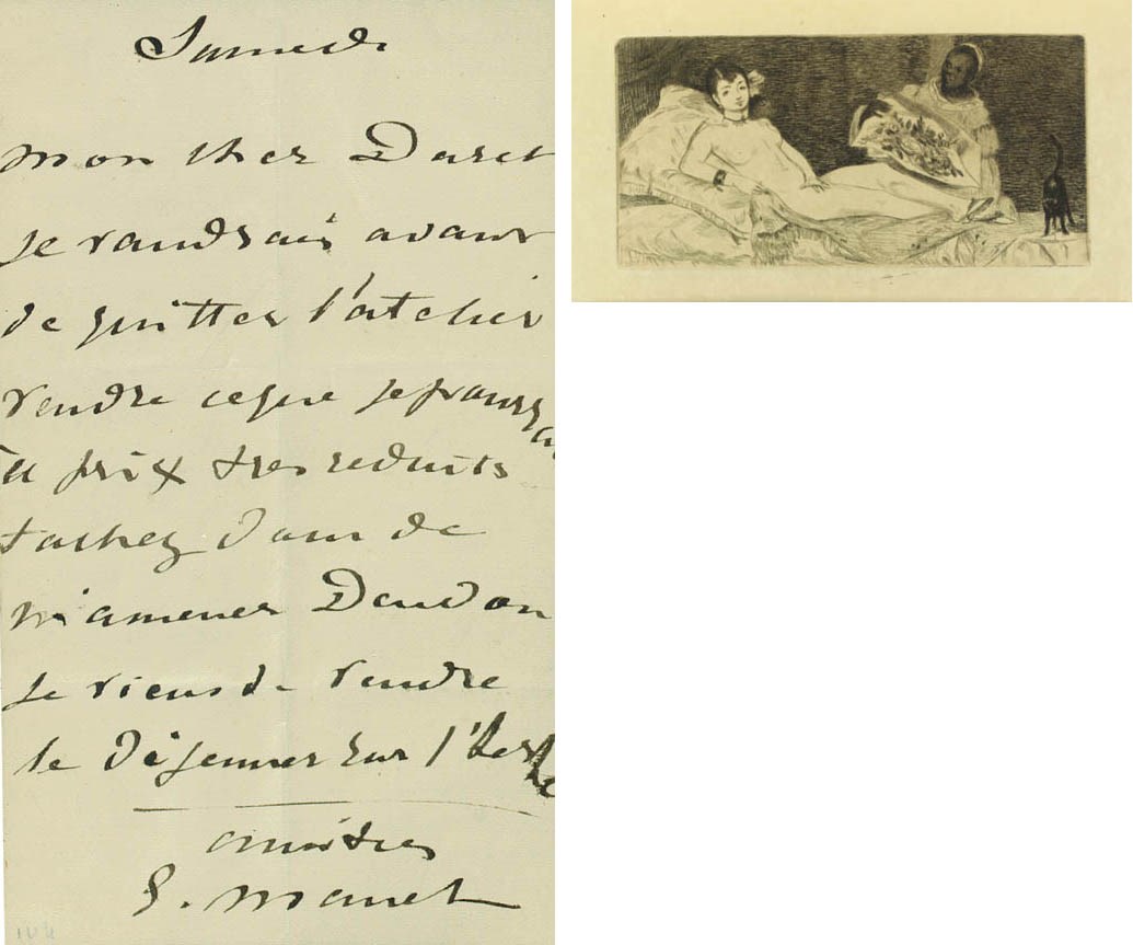 [MANET, Edouard].Théodore DURET.