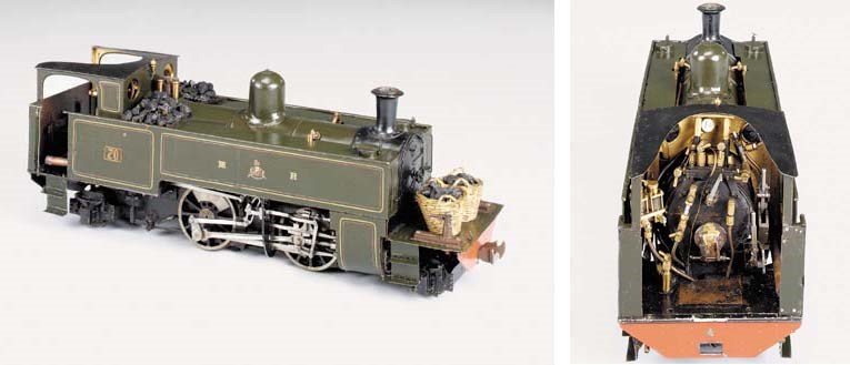 An unusual 3½in. gauge model of the 3ft. gauge Belfast and Northern Counties Railway (Ballymena and Larne Section) S Class 2-4-2 ST locomotive No. 70,