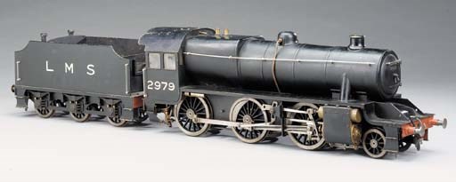 A 3½in. gauge model of the LMS Mogul 2-6-0 locomotive and tender No.2979,