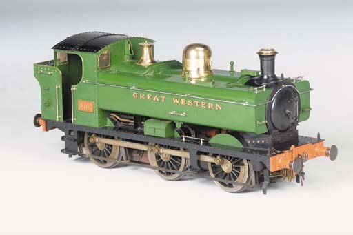 A well engineered 5in. gauge model of the GWR 57XX Class 0-6-0 Pannier tank locomotive No. 5702,