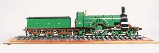 A well engineered 5in. gauge model of the G.N.R. Stirling Single No.1,