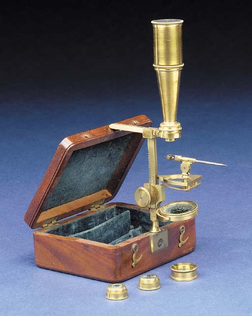 A fine late 18th/early 19th-Century botanical microscope,
