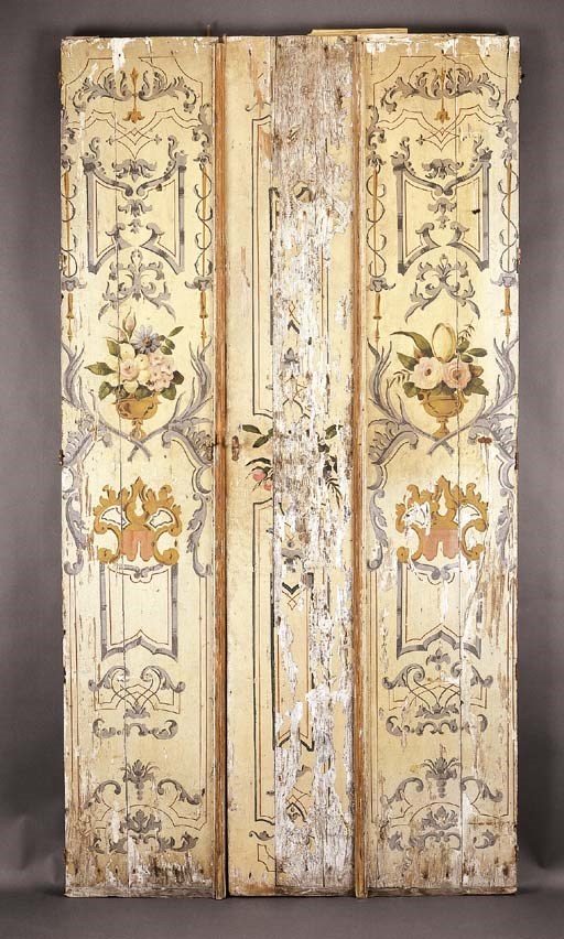 PANNELLO IN LEGNO DIPINTO IN POLICROMIA, SICILIA, SECOLO XVIII,