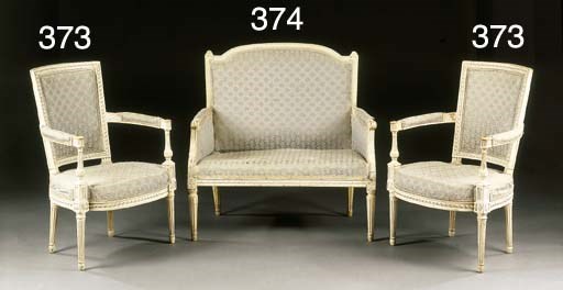 MARQUISE IN LEGNO DIPINTO, DI EPOCA LUIGI XVI,
