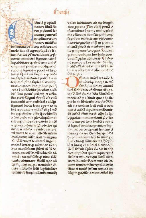 BONAVENTURA, Saint (1221-1274).  Opuscula. [Cologne: Johann Koelhoff, the Elder, ca 1485].