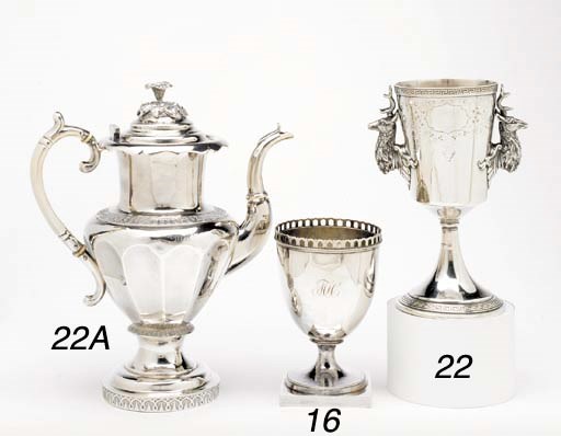 AN AMERICAN SILVER SUGAR BASKET