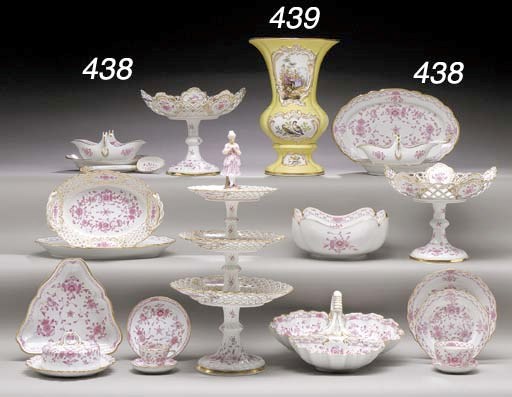 A MEISSEN STYLE (C. TEICHERT) PART SERVICE