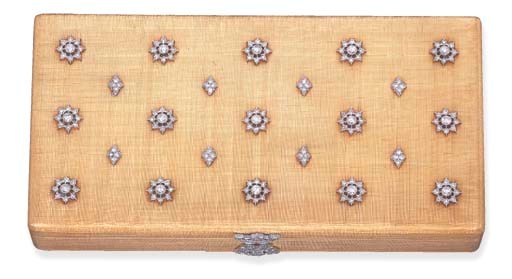 A GOLD AND DIAMOND CASE, BY BUCCELLATI