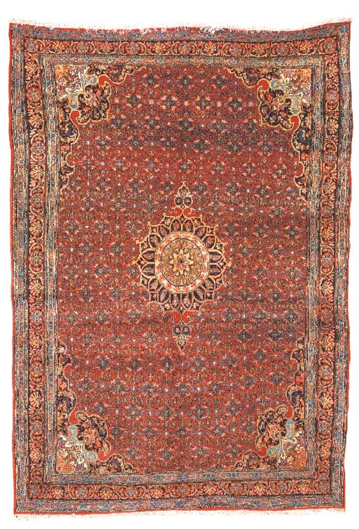 A BIDJAR CARPET,