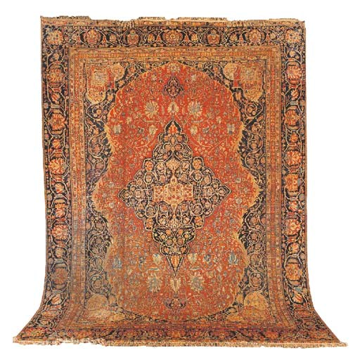 A MOHTASHAM KASHAN CARPET,