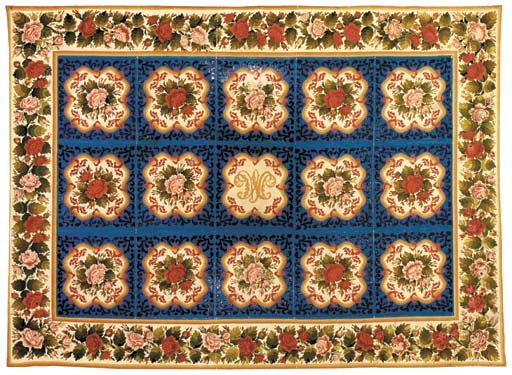 A EUROPEAN NEEDLEWORK CARPET,