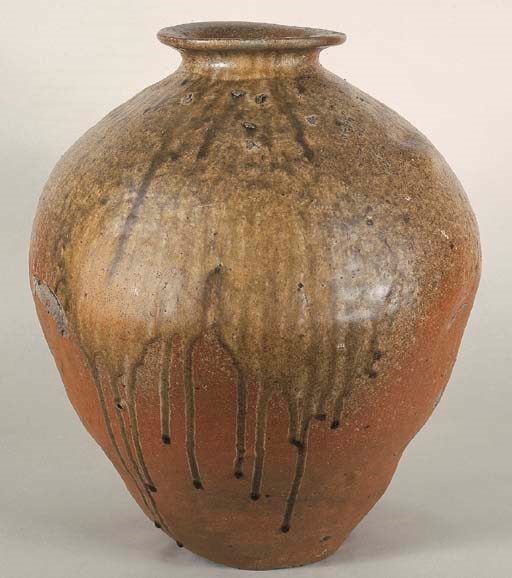 A Large Stoneware Jar