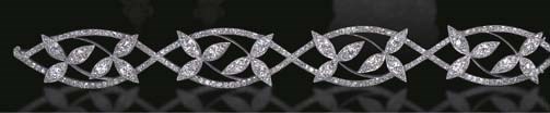 AN ANTIQUE DIAMOND BRACELET, BY RENE LALIQUE