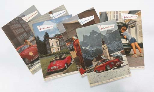 Christophorus magazine - a run of early copies including issue No.18 (1955), two issues of  No.19 (1956), issue 31, issues 34-40, issues 42-54 (1961).