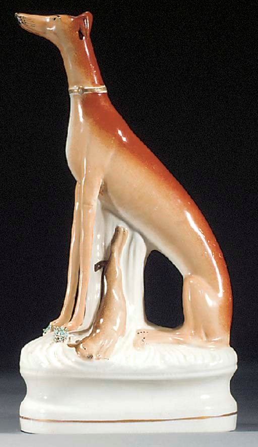 Two models of greyhounds