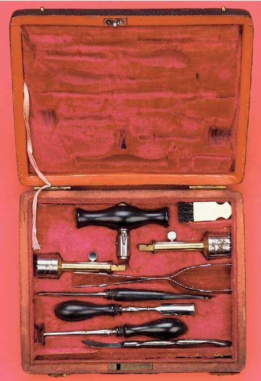 A late 18th-Century English trepanning set,