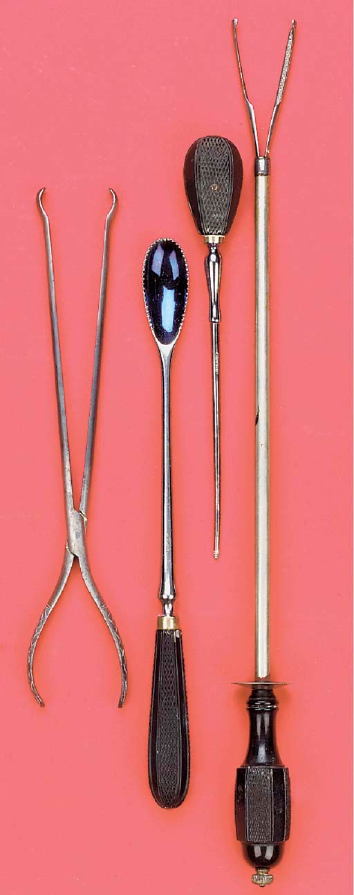Four bullet extractors,