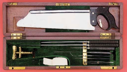 A fine mid 19th-Century amputation set,