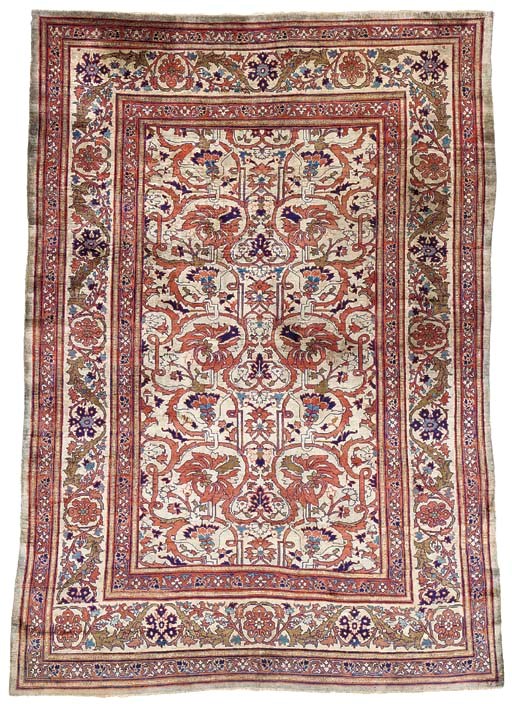 A SILK HERIZ RUG